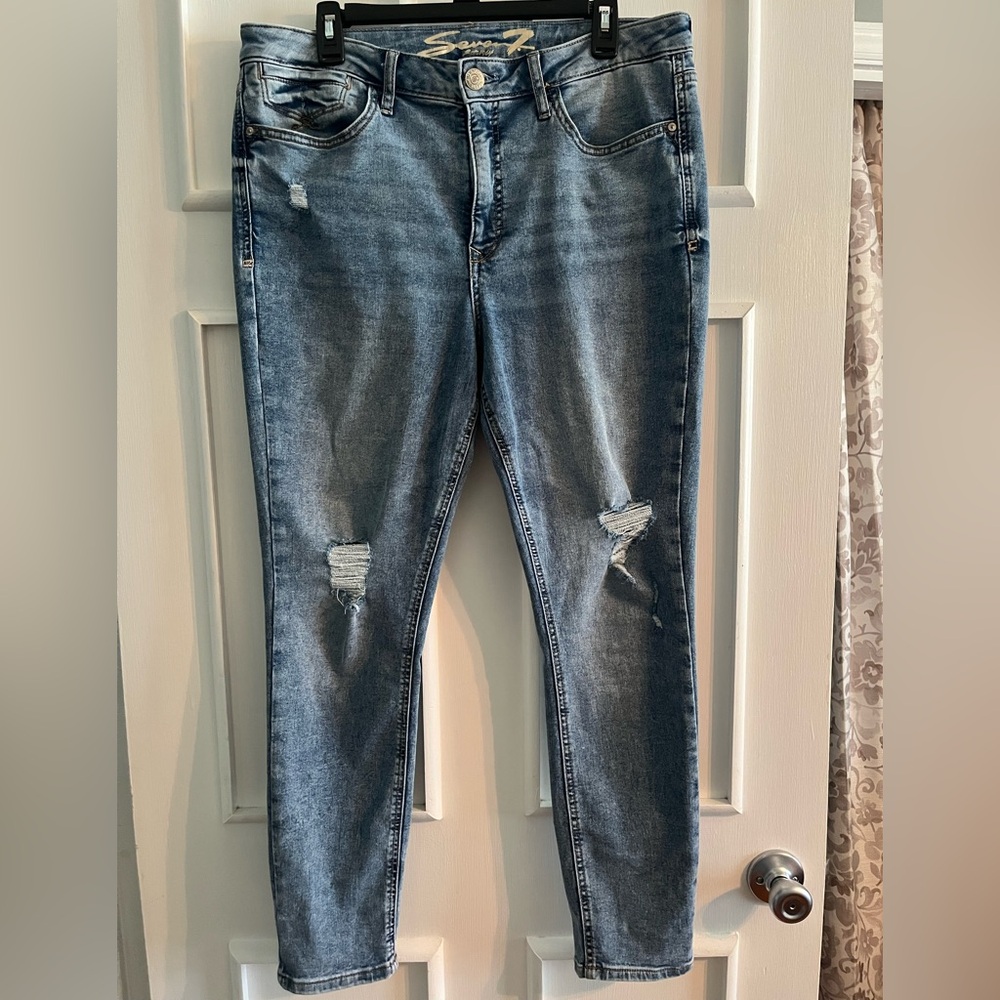 Seven7 Bombshell High Rise Skinny Jean Size 14